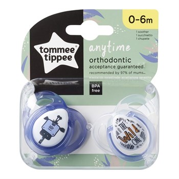 Tommee Tippee 2x Anytime Emzik 0-6 Ay