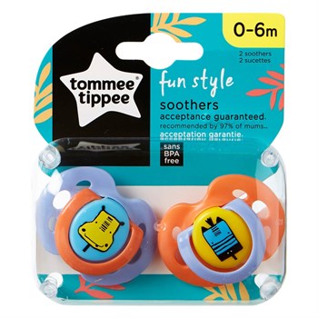 Tommee Tippee 2x Fun Emzik 0-6 Ay