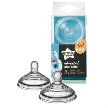 Tommee Tippee 2x Gelişmiş Antikolik Biberon Emzik Hızlı Akış