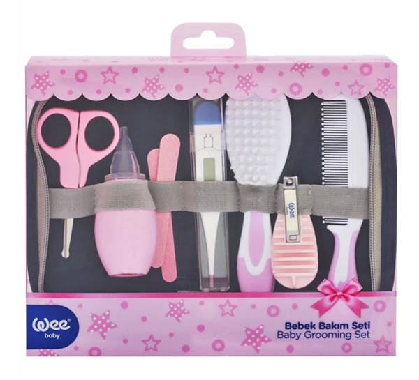 WEE.191Wee Baby Bebek Bakım Seti - Pembe