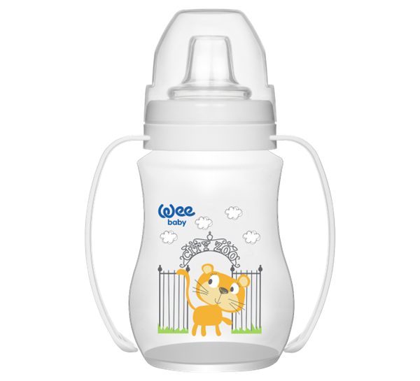 WEE.754Wee Baby Akıtmaz Kulplu PP Antikolik Bardak 250 Ml