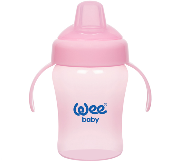 WEE.775Wee Baby Colorful Akıtmaz Kulplu Antikolik Bardak 240 Ml