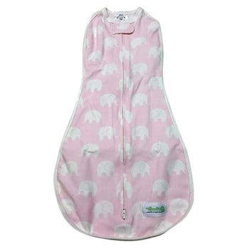 Woombie Original Kundak Baby Pink Elephant
