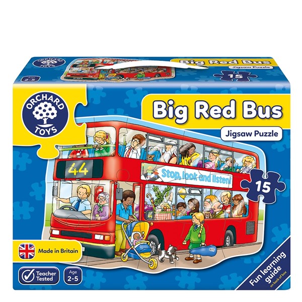 ORC.249Orchard Toys Bıg Red Bus 2 - 5 Yaş
