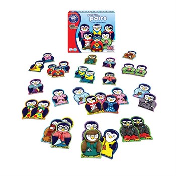 Orchard Toys Sevimli Penguenler İkili Eşleştirme Kartları Mini Kutu Oyunu 3 Yaş+