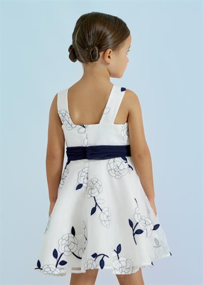 23Y.ABL.5045.002Abel Lula Kız Çocuk Çiçek İşlemeli Organze Elbise