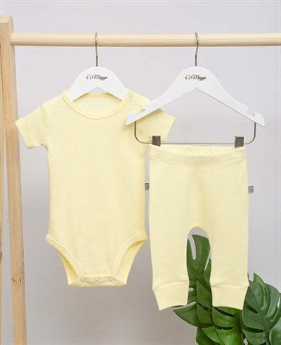 SKKBPSMayys Baby Omuzdan Çıtçıtlı Body-Pantolon Set