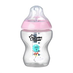 Tommee Tippee 1x260 ml PP Closer to Nature Biberon Pembe
