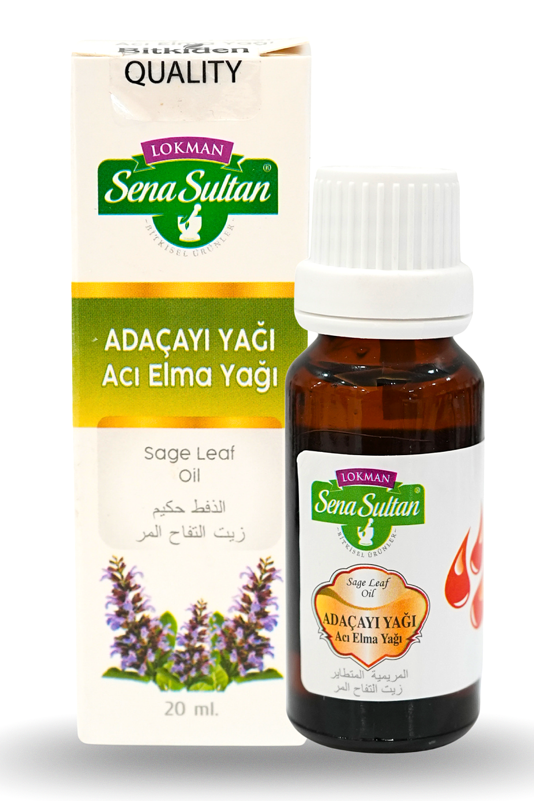 Adaçayı Yağı 20 ml Esansiyel Uçucu Aromatik Yağ