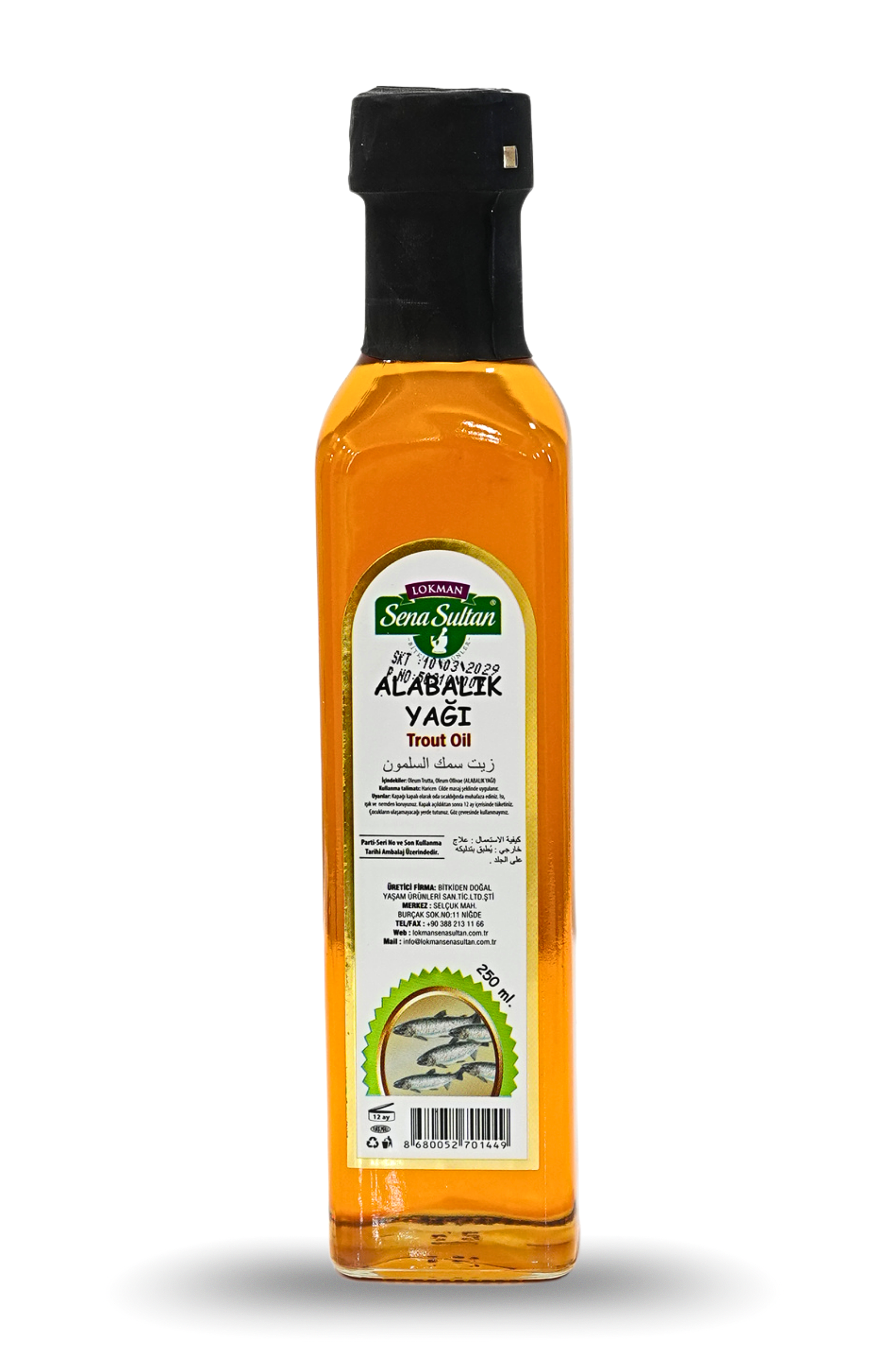 Alabalık Yağı 250 ml