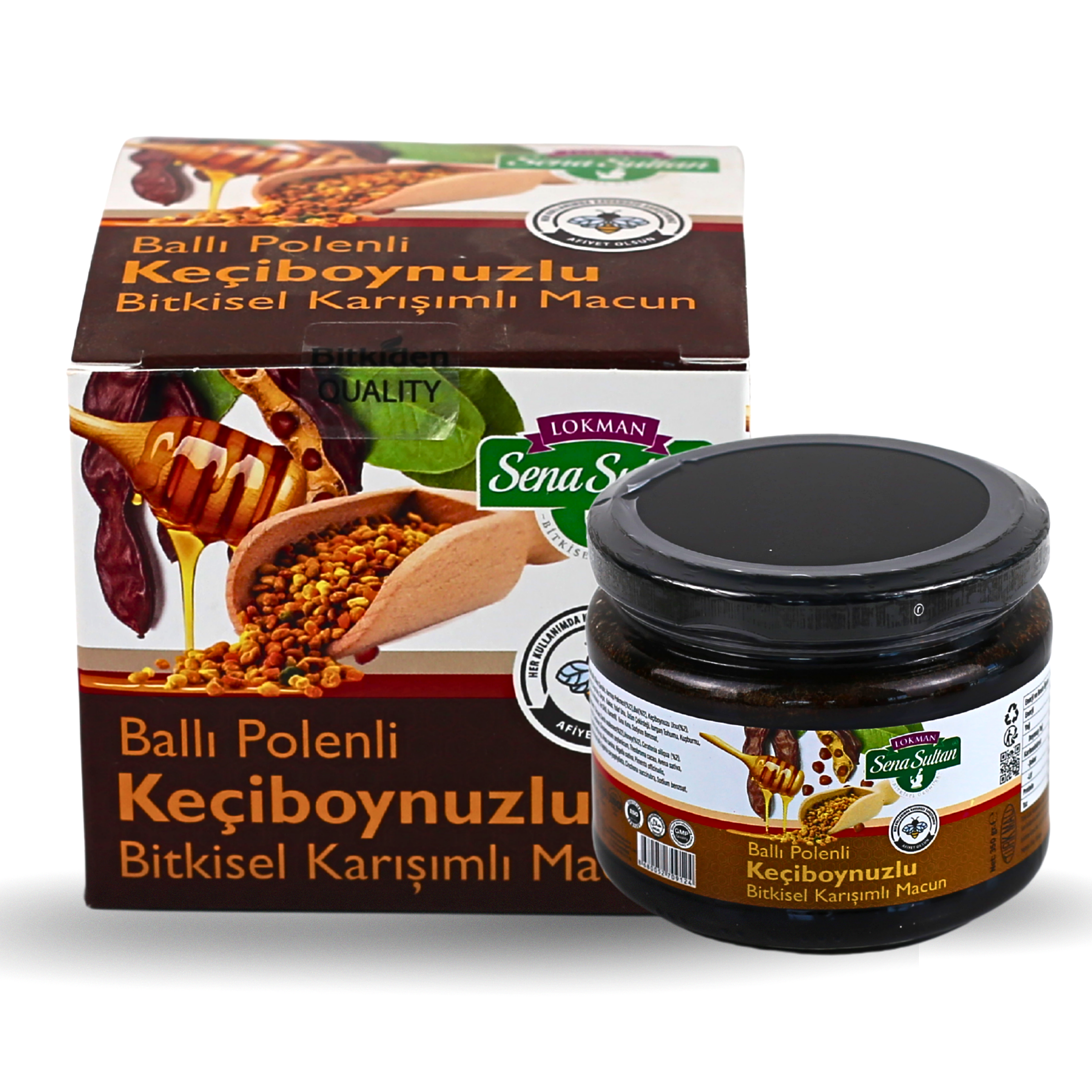 Ballı Polenli Keçiboynuzlu Macun 350 gr