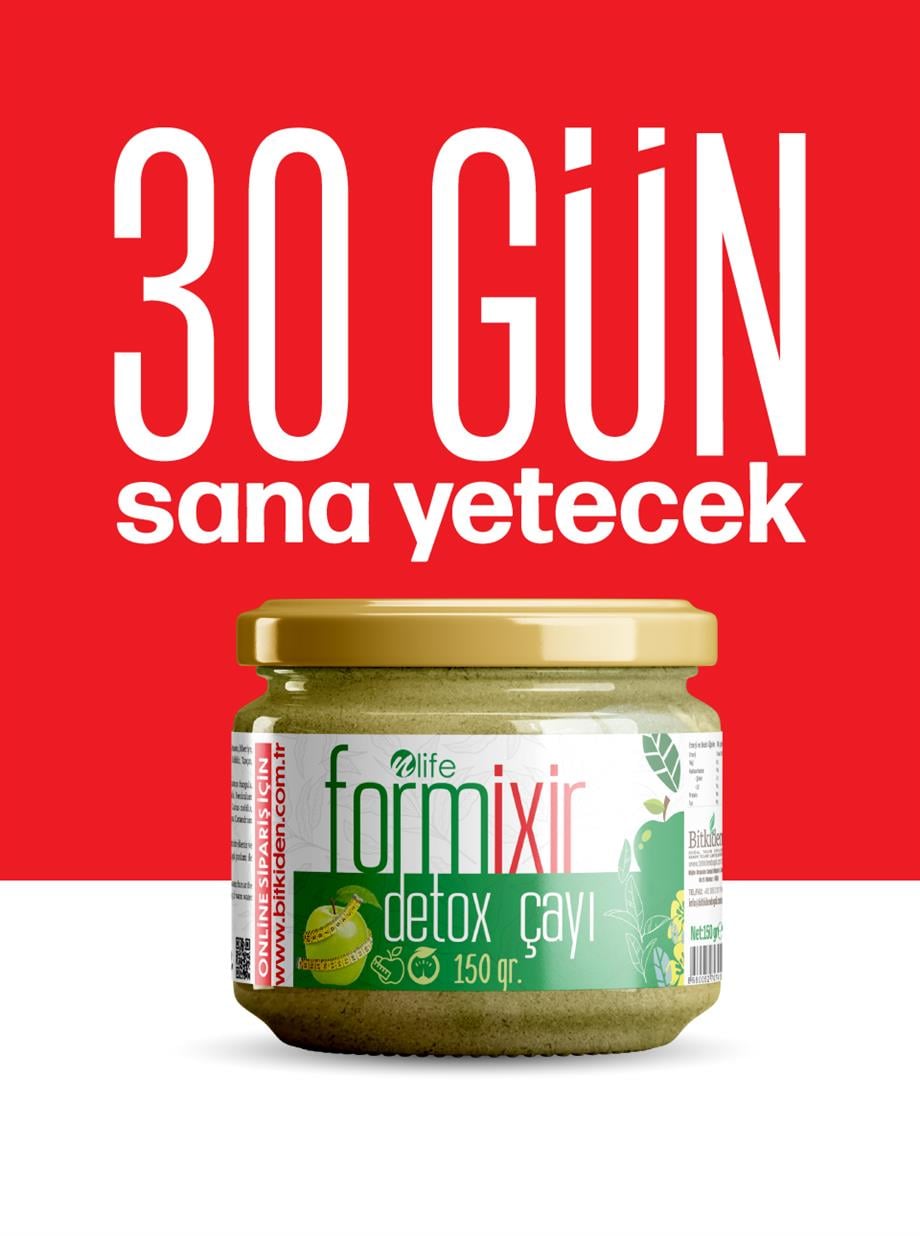 Formixir Detox Çayı 20 Bitki Karışımı 150 gr