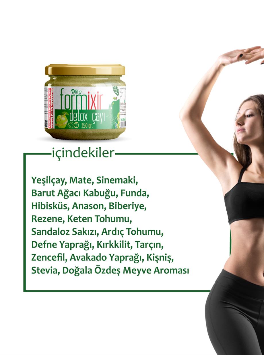 Formixir Detox Çayı 20 Bitki Karışımı 150 gr