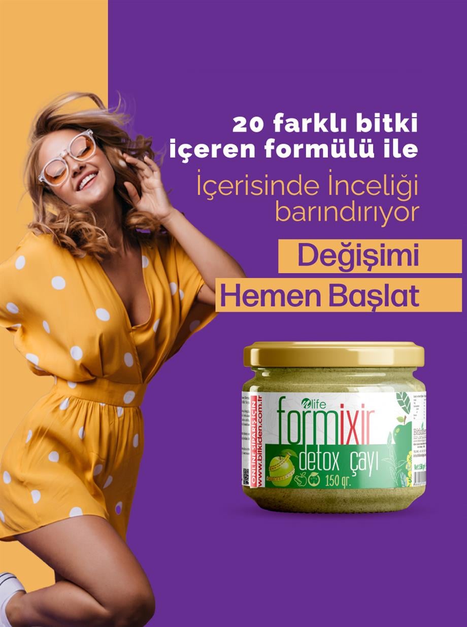 Formixir Detox Çayı 20 Bitki Karışımı 150 gr