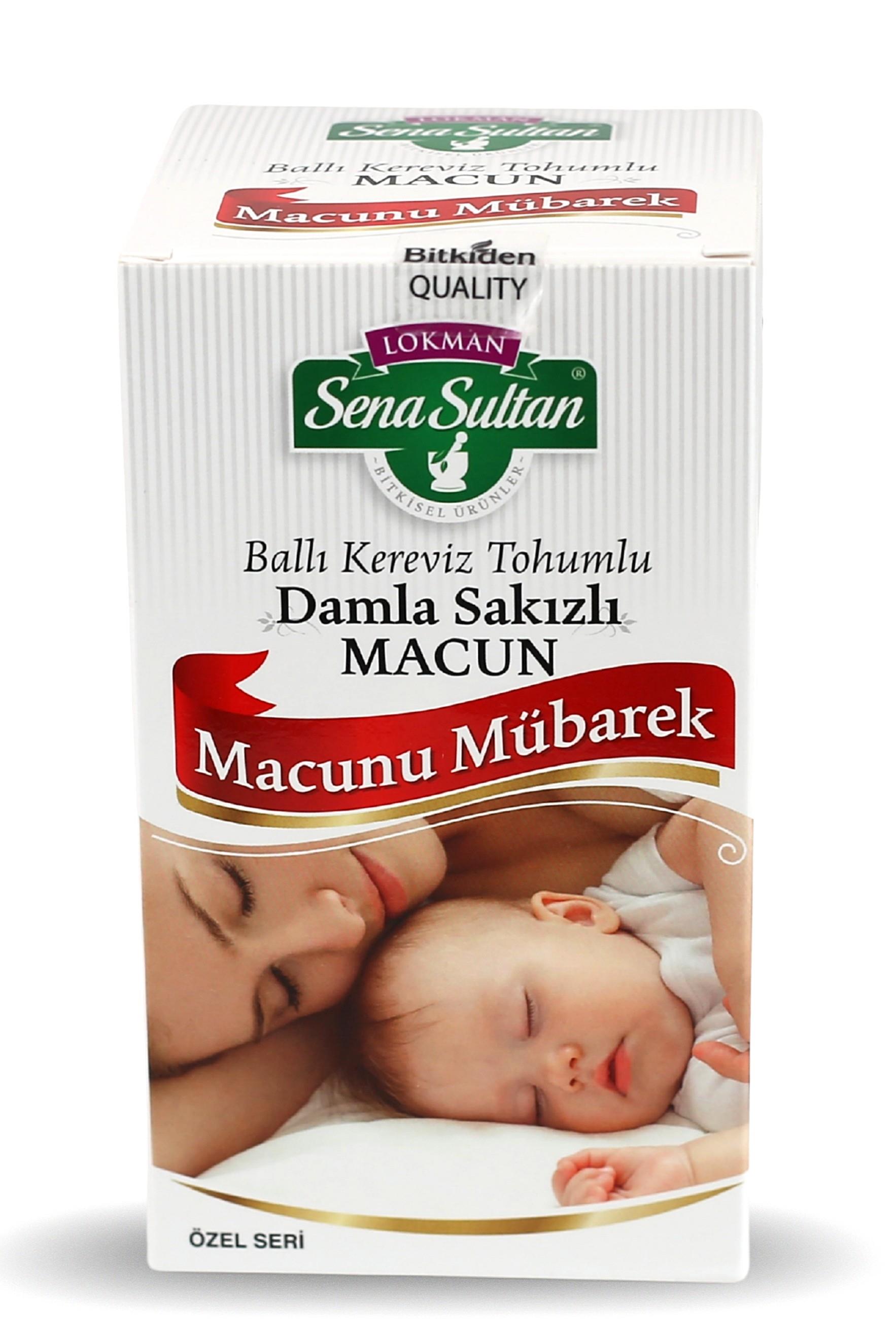Glikozsuz Ballı Kereviz Tohumlu Damla Sakızlı Macun - Macunu Mübarek 800 Gr.