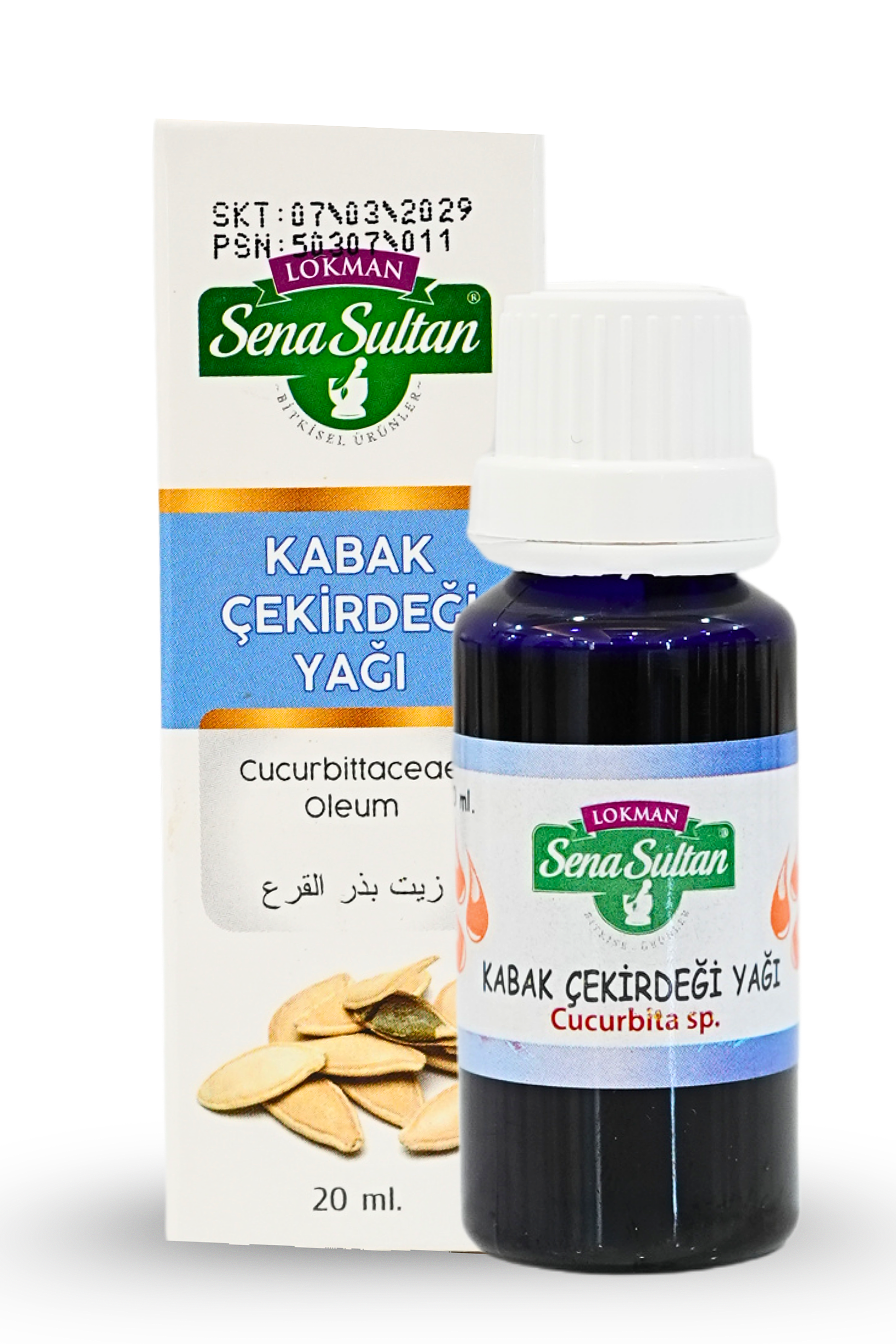 Kabak Çekirdeği Yağı 20 ml Soğuk Pres