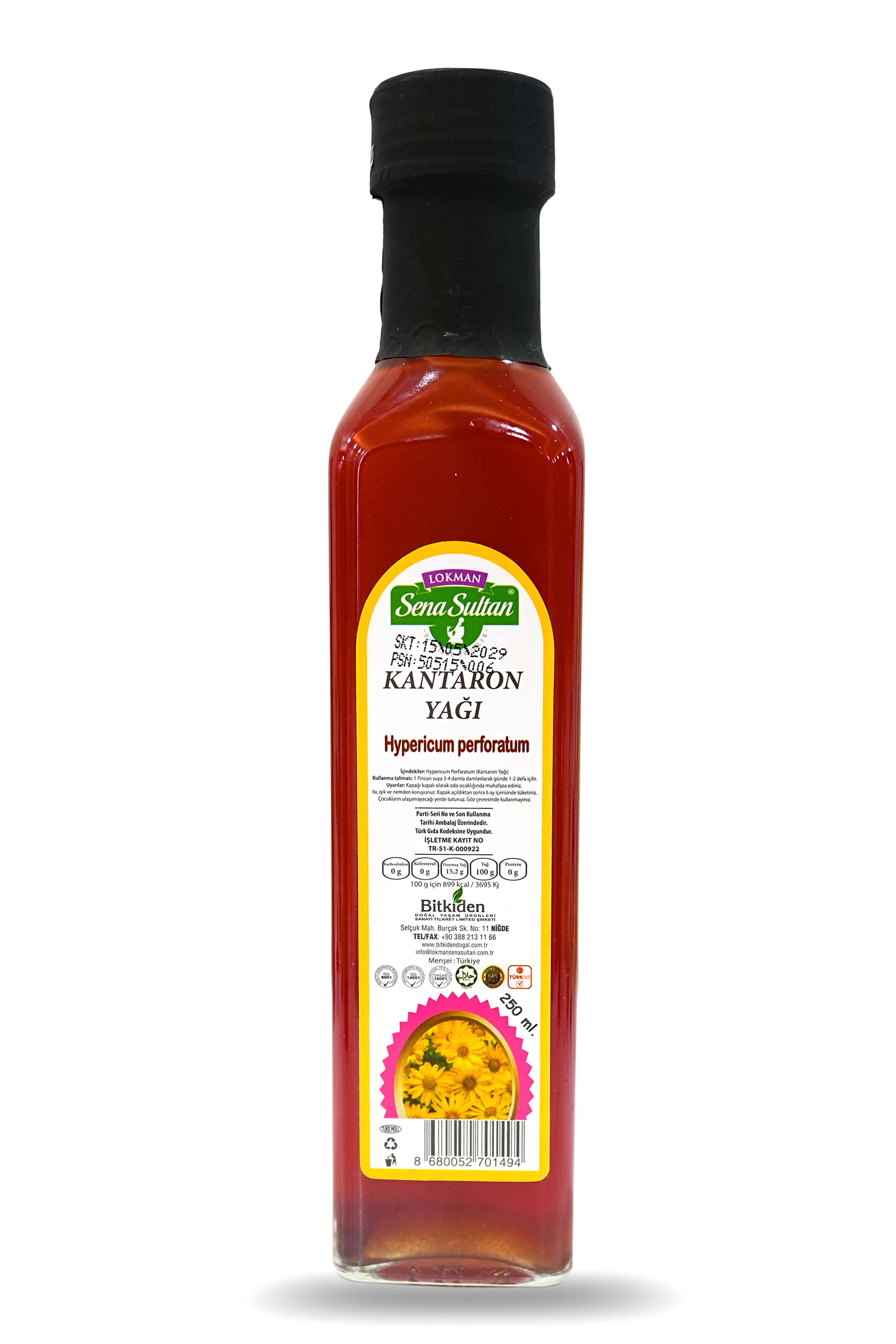 Kantaron Yağı 250 ml
