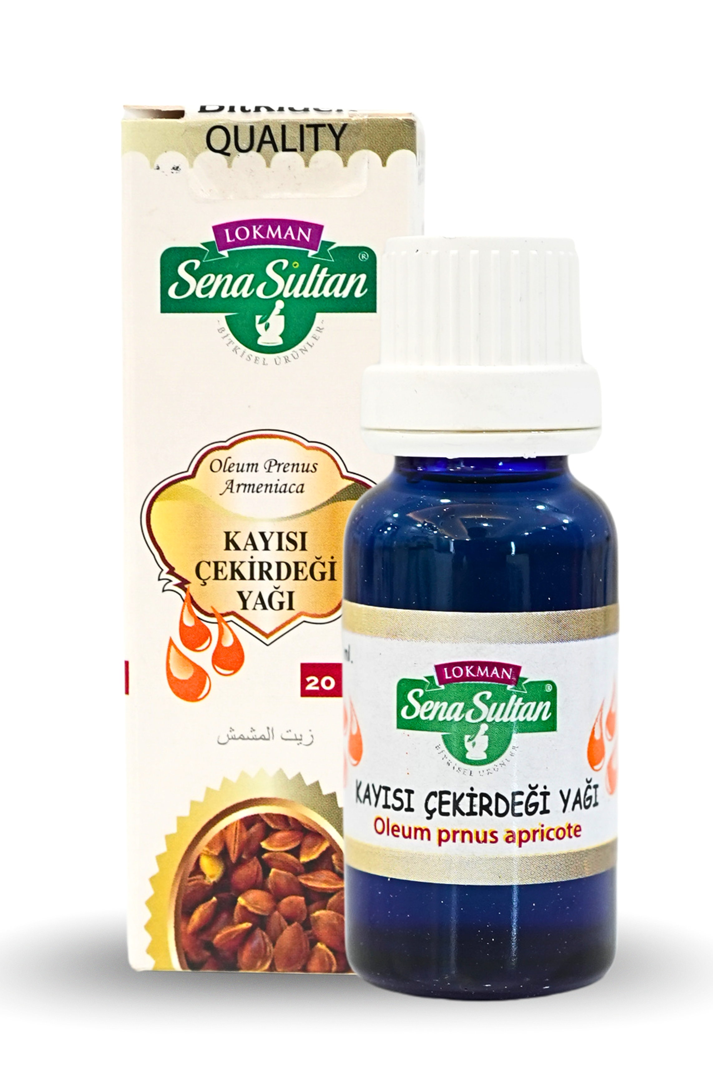 Kayısı Çekirdeği Yağı 20 ml Soğuk Pres
