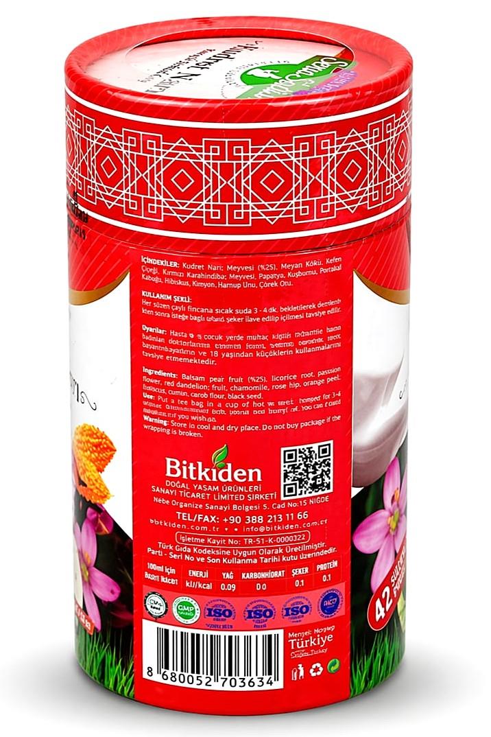 Kudret Narlı Meyan Köklü Çay 42 Süzen Poşet 65 gr