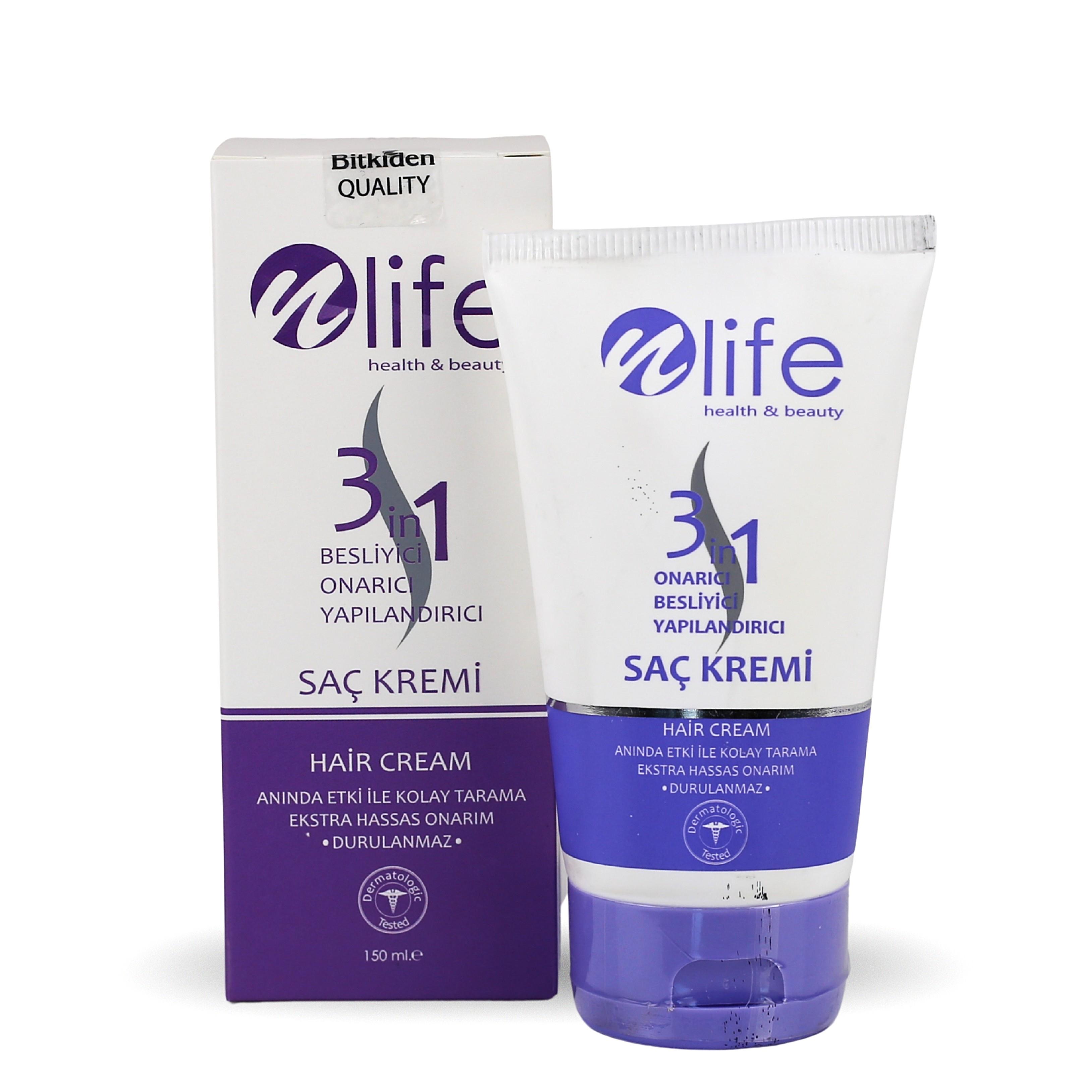 Nlife 3in1 Besleyici Onarıcı Yapılandırıcı Saç Bakım Kremi