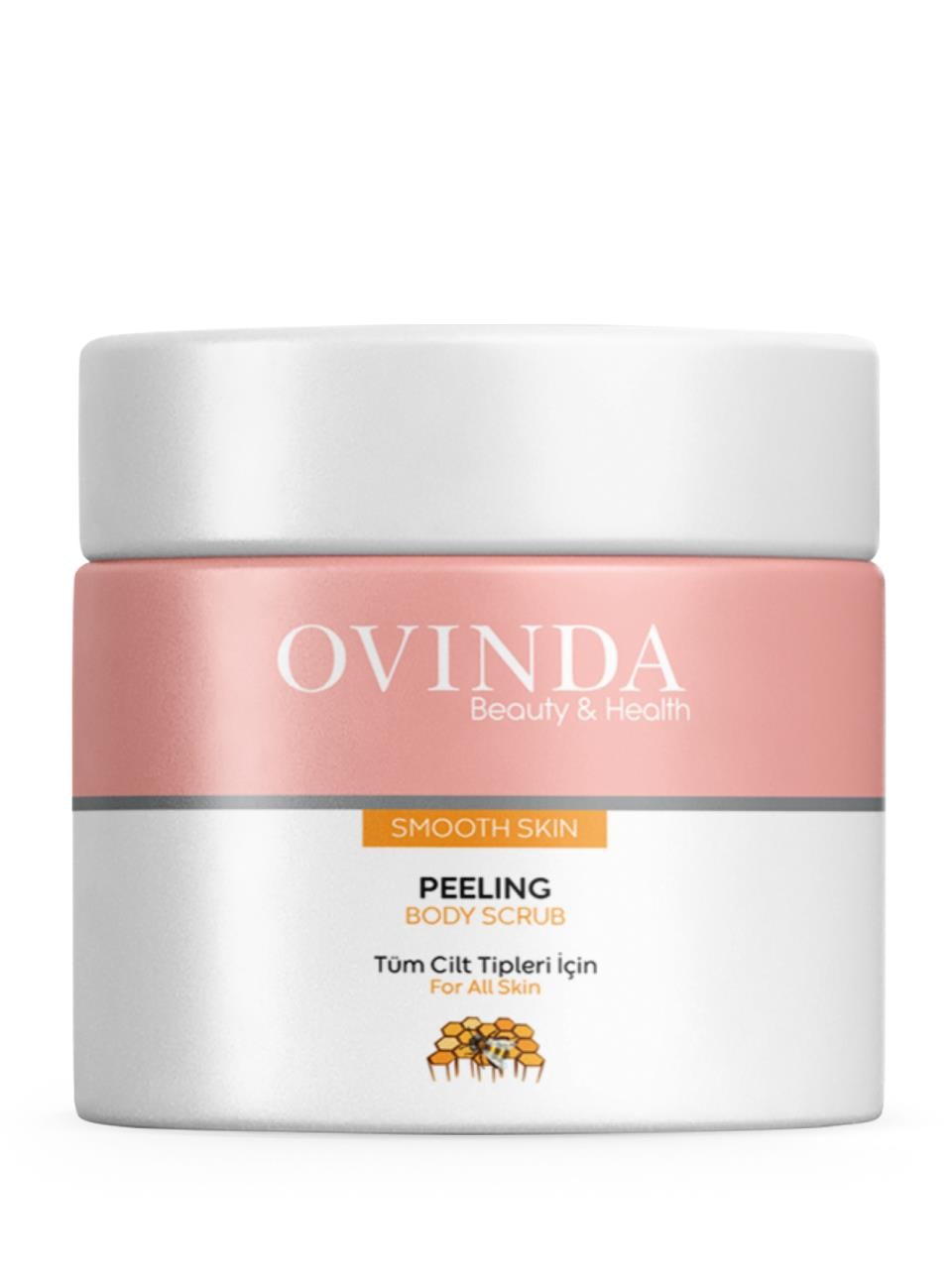 Ovinda Bal Özlü, Besleyici, Onarıcı, Arındırıcı, Yoğun Nemlendirici, Selülit Karşıtı Vücut Peelingi 150 ml
