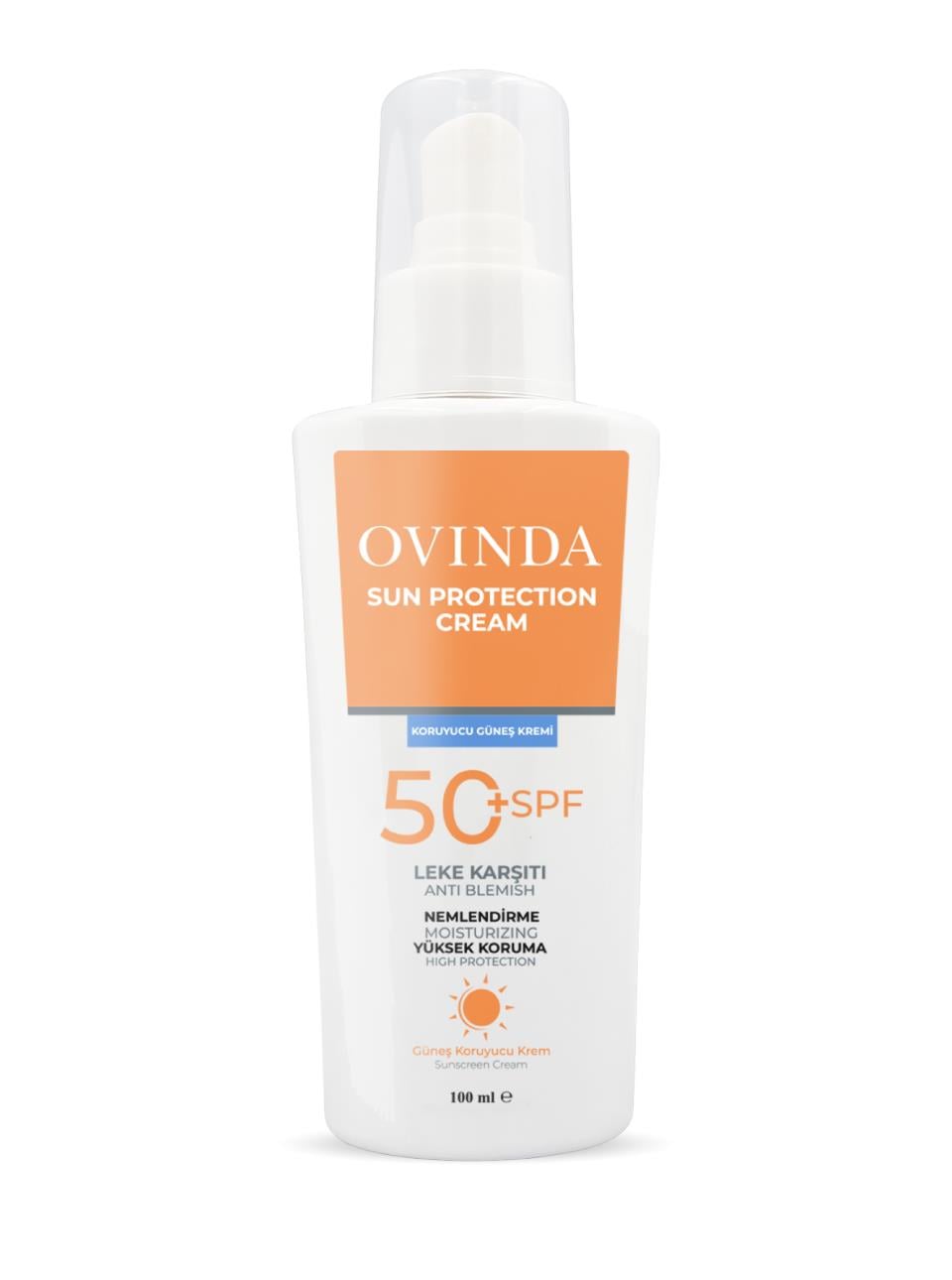 Ovinda Leke Ve Yaşlanma Karşıtı Yüksek Koruyucu Spf 50+ Güneş Kremi 100 ml