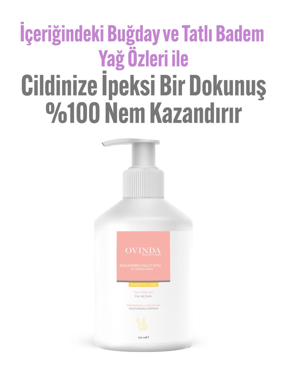 Ovinda Vücut Sütü Nemlendirici & Canlandırıcı 250 ml Tüm Ciltler İçin