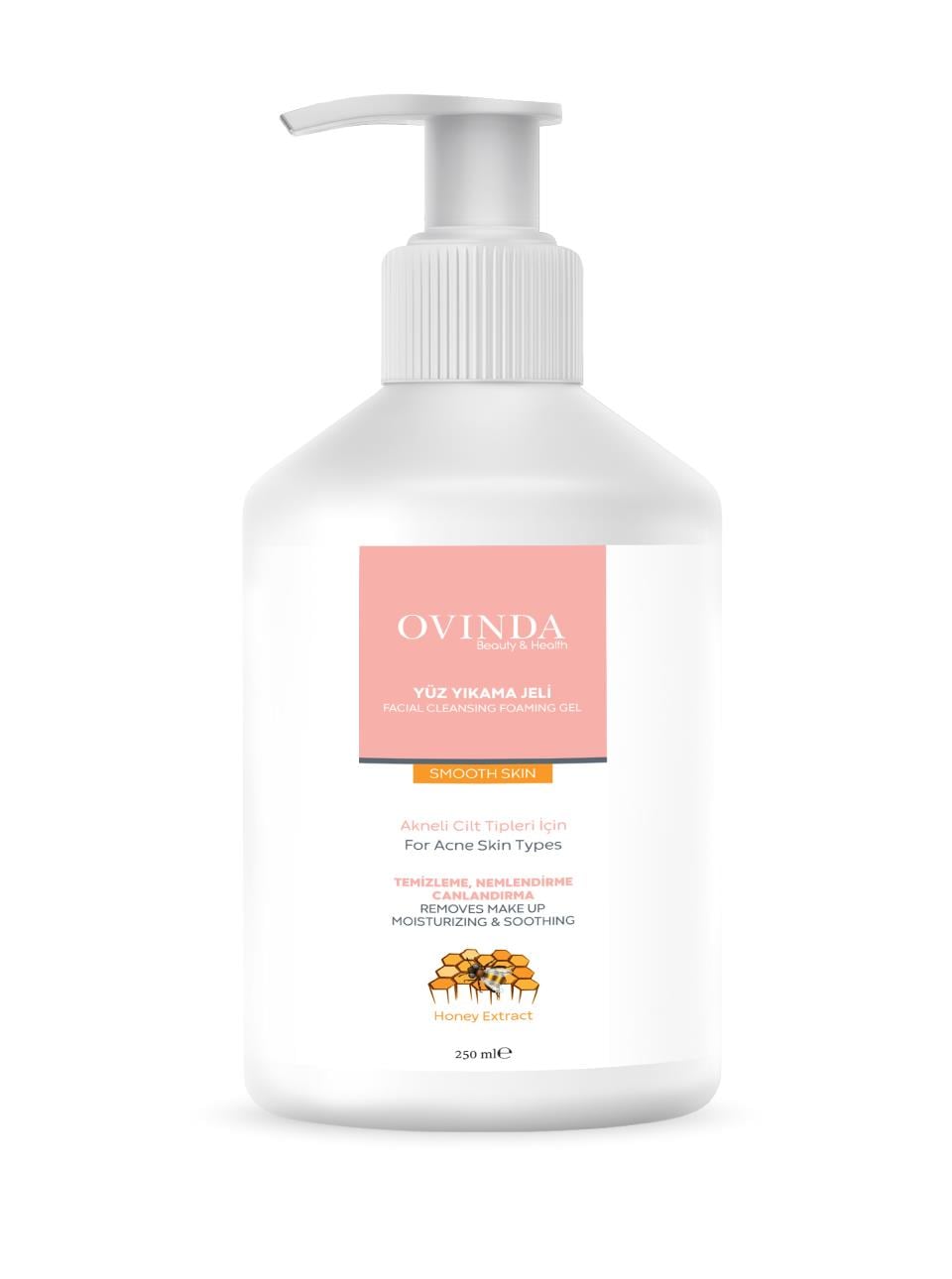 Ovinda Yüz Yıkama Jeli – (Akneli Ciltler İçin) 250 mL