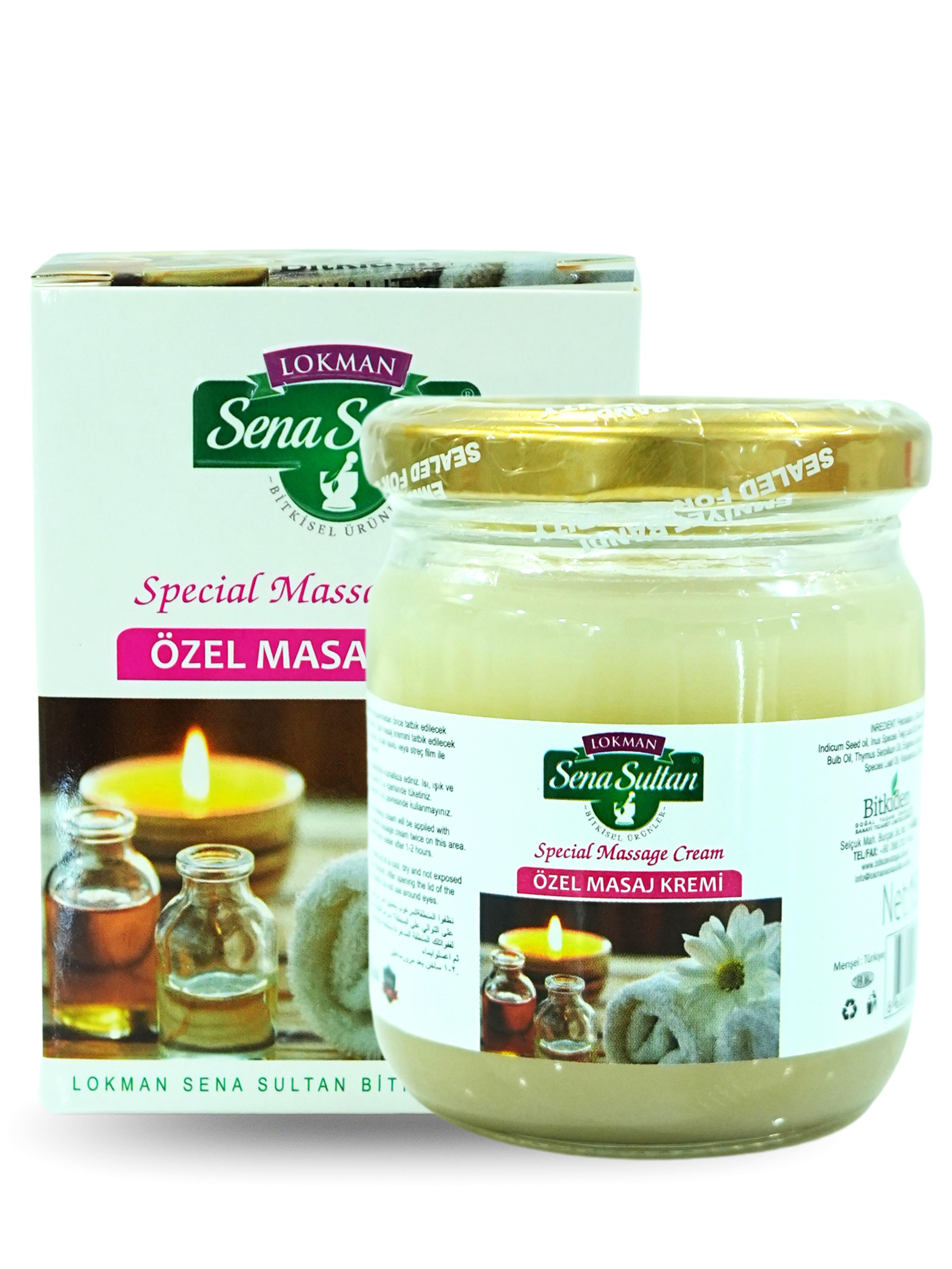 Özel Masaj Kremi Bitkisel Rahatlatıcı Tüm Ciltler 210 ml