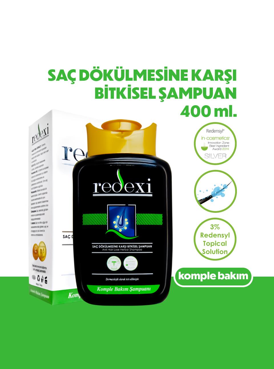 Tüm Saç Tipleri İçin Dökülme Karşıtı Bitkisel Şampuan - Doğal Çözüm, 400 ml