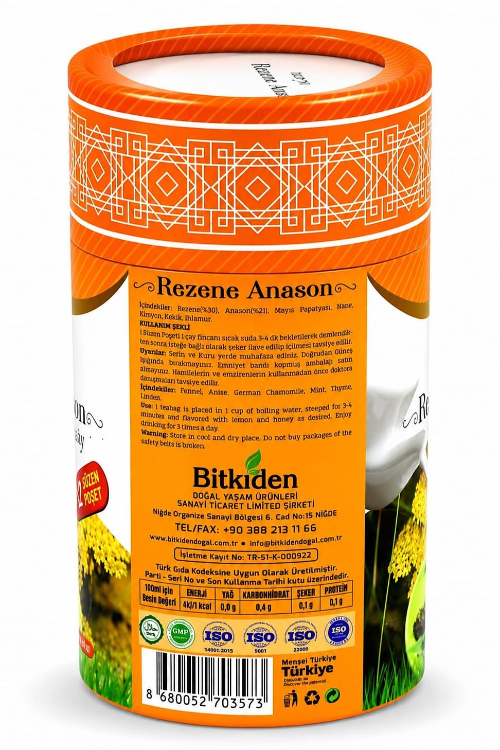 Rezene Anason Çayı 42 Süzen Poşet 65 gr