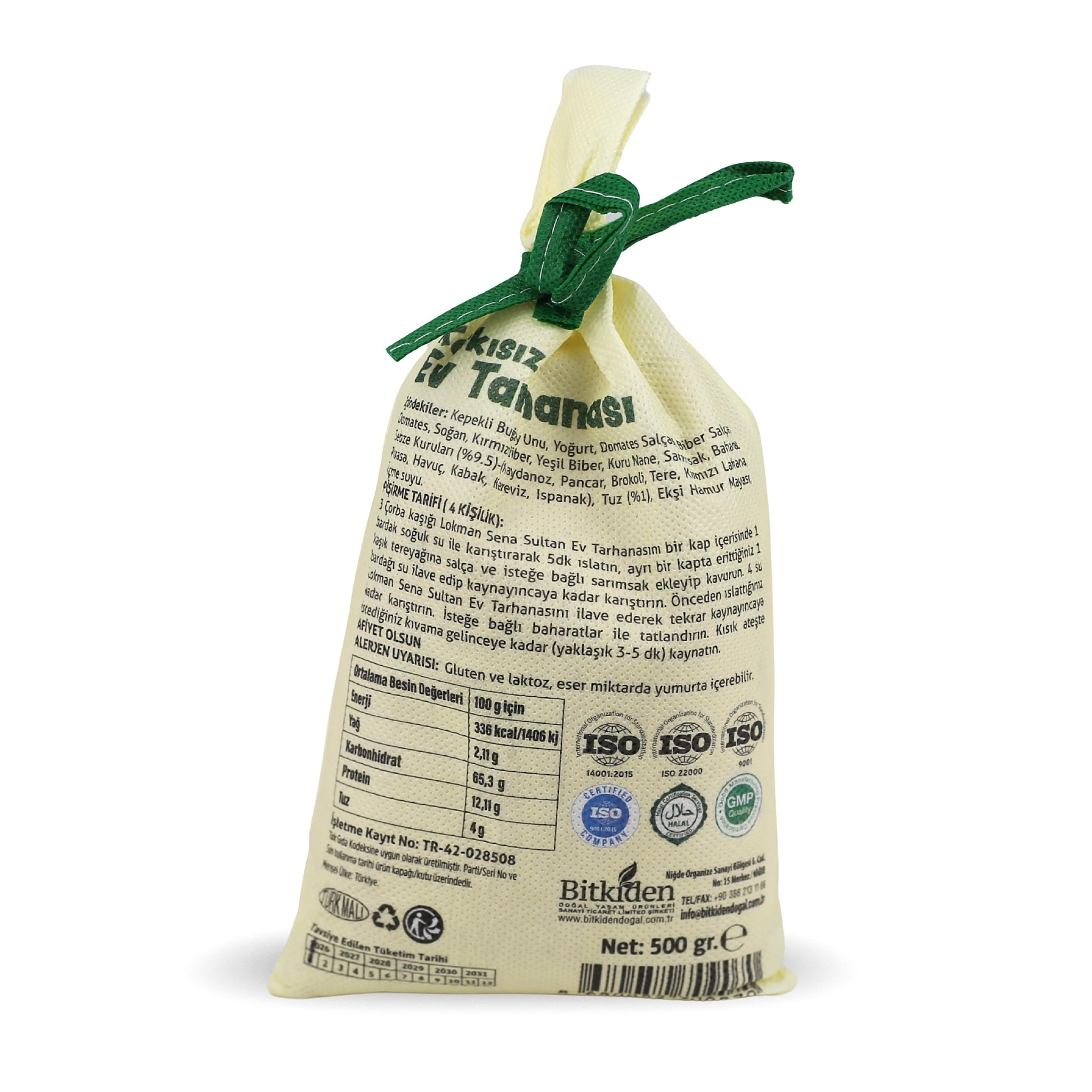 Sebzeli Ev Tarhanası 500 GR