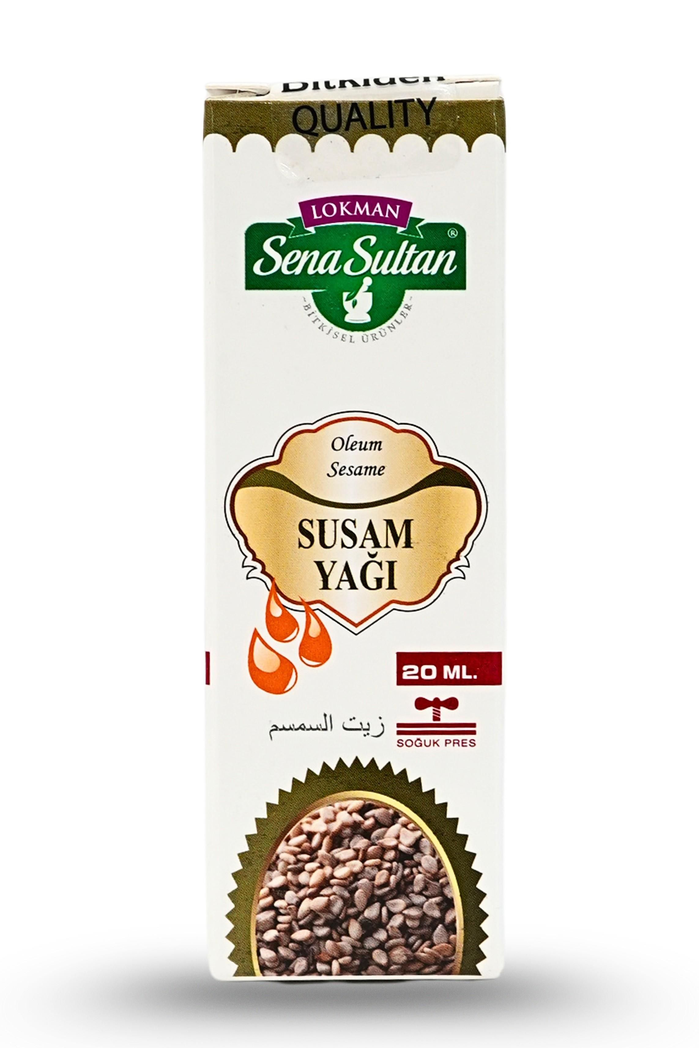 Susam Yağı  20 ml Soğuk Pres