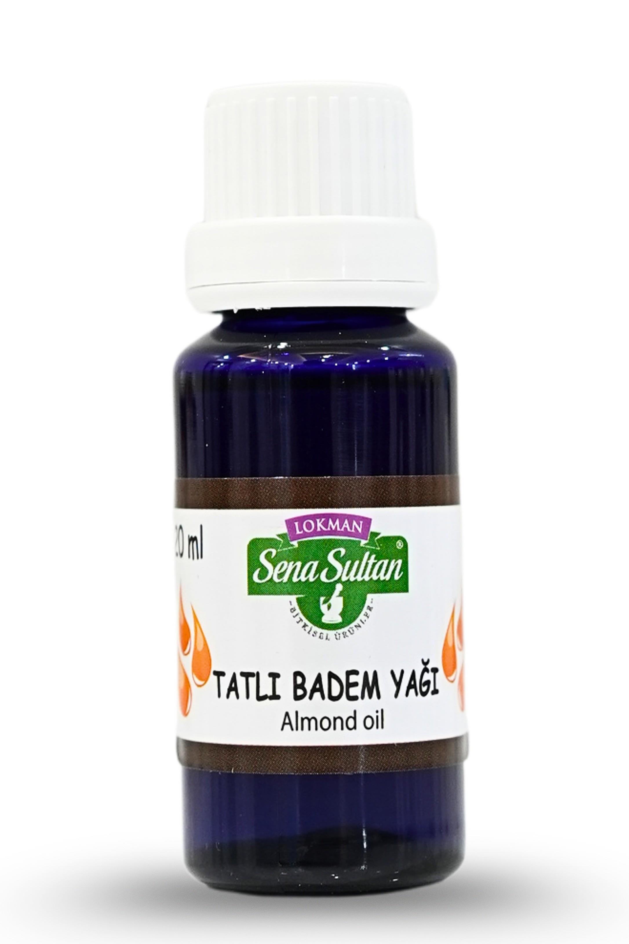 Tatlı Badem Yağı 20 ml Soğuk Pres
