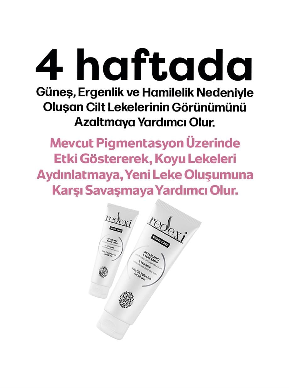 White Care Yüz Ve Vücut Için Beyazlatıcı & Leke Karşıtı Cilt Kremi (VİTAMİN E - VİTAMİN C) 50 ml