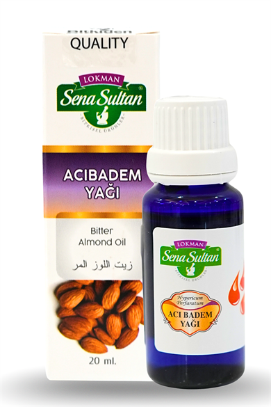 Acı Badem Yağı 20 ml Soğuk Pres