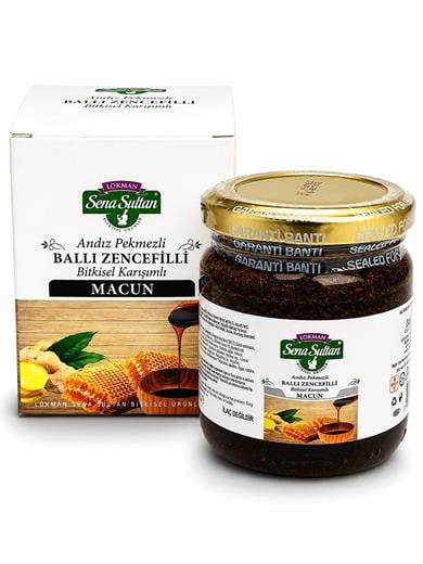 Andız Pekmezli Ballı Zencefilli Bitkisel Karışımlı Macun 235 gr
