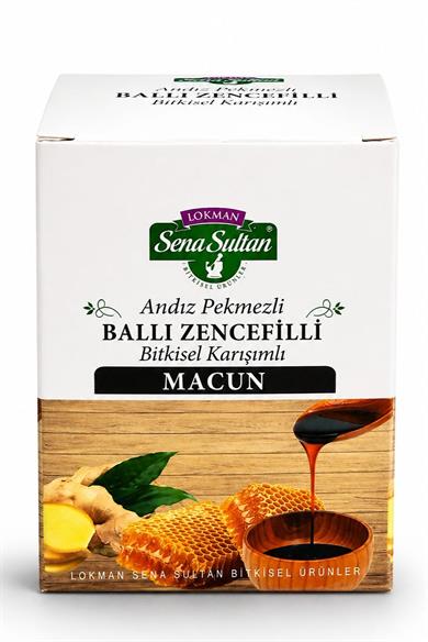 Andız Pekmezli Ballı Zencefilli Bitkisel Karışımlı Macun 235 gr