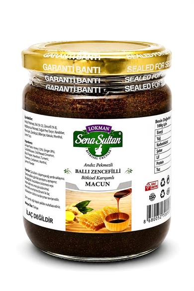 Andız Pekmezli Ballı Zencefilli Bitkisel Karışımlı Macun 235 gr
