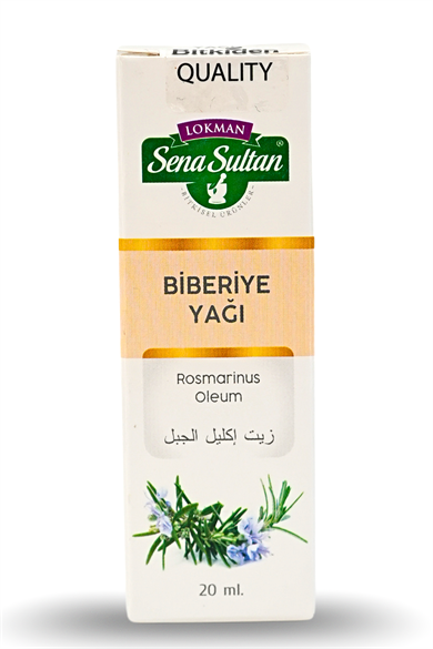 Biberiye Yağı 20 ml Esansiyel Uçucu Aromatik Yağ