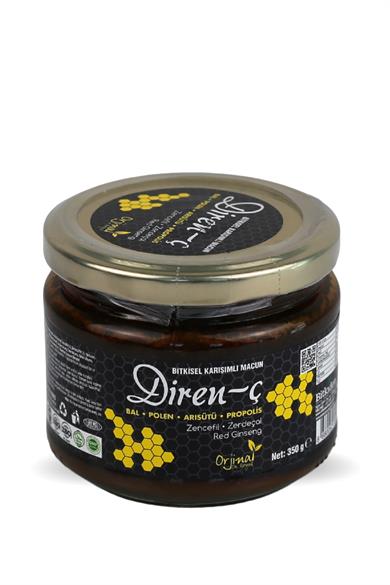 Direnç Macun - Bal Polen Arısütü Propolis Bitkisel Karışımlı Macun 350 gr