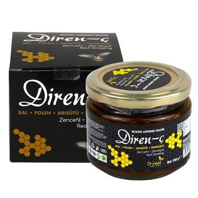 Direnç Macun - Bal Polen Arısütü Propolis Bitkisel Karışımlı Macun 350 gr