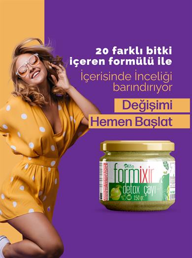 Formixir Detox Çayı 20 Bitki Karışımı 150 gr