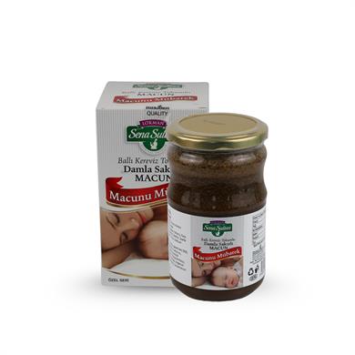 Glikozsuz Ballı Kereviz Tohumlu Damla Sakızlı Macun - Macunu Mübarek 800 Gr.
