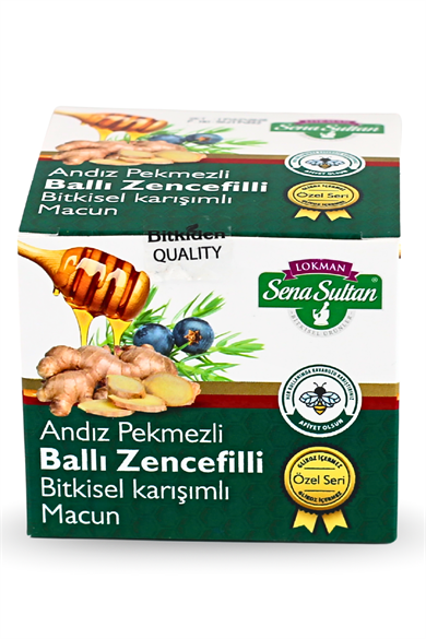 Glikozsuz Ballı Zencefilli Bitkisel Karışımlı Macun 350 gr