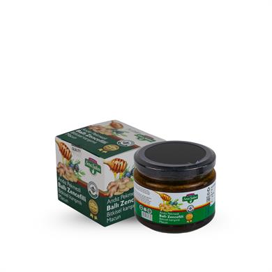 Glikozsuz Ballı Zencefilli Bitkisel Karışımlı Macun 350 gr