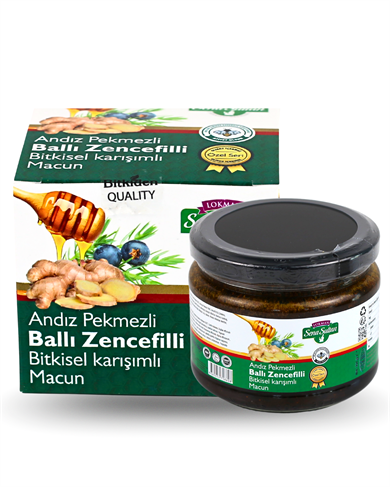 Glikozsuz Ballı Zencefilli Bitkisel Karışımlı Macun 350 gr