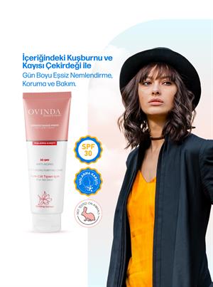 Ovinda Gündüz Bakım Kremi SPF30+ Güneş Koruyucu - Leke, Yaşlanma & Kırışıklık Karşıtı 50 ml