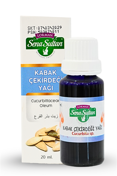 Kabak Çekirdeği Yağı 20 ml Soğuk Pres