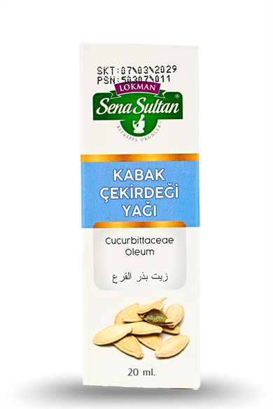 Kabak Çekirdeği Yağı 20 ml Soğuk Pres